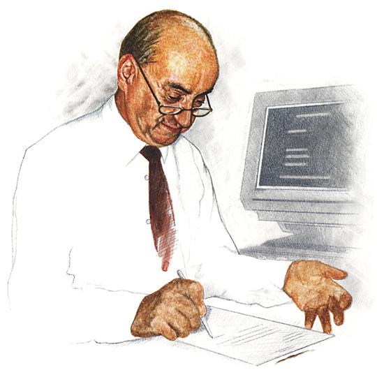 illustration of man